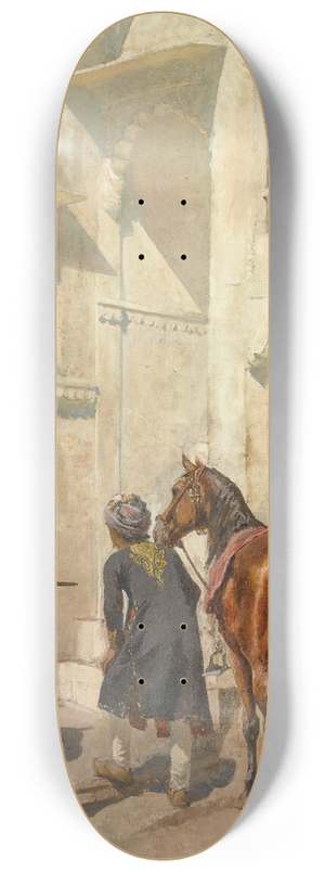 Edwin Lord Weeks - Before The Hunt 8.25 inch art skate deck