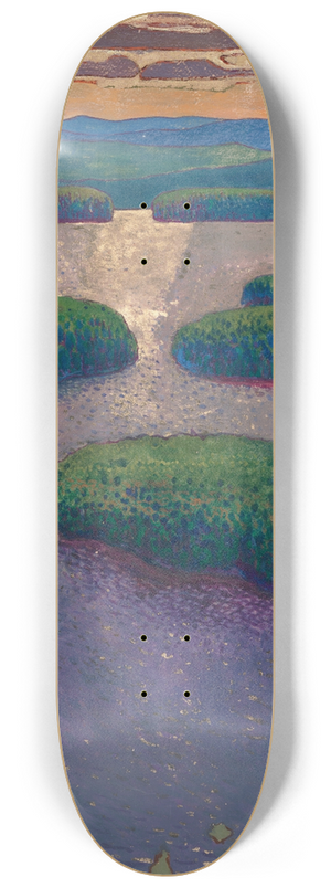 Eero Jrnefelt - Sunset over a Lake 8.25 inch art skate deck