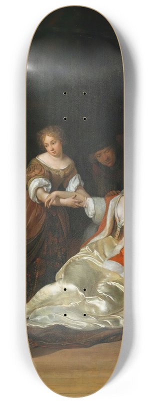 Eglon van der Neer - The Fainting Fit 8.25 inch art skate deck