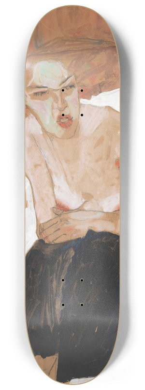 Egon Schiele - Die Hmische 8.25 inch art skate deck