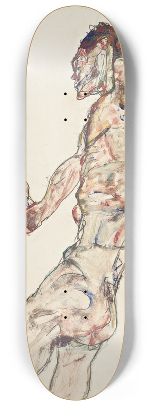 Egon Schiele - The Dancer 8.25 inch art skate deck