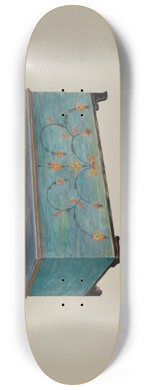 Eileen Knox - Pa. German Chest 8.25 inch art skate deck