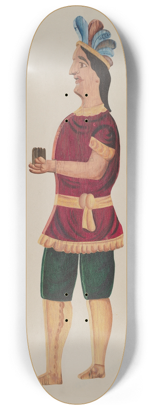 Einar Heiberg - Cigar Store Indian 8.25 inch art skate deck
