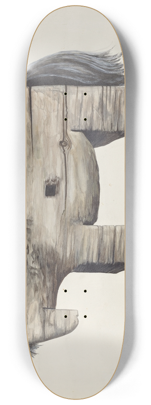 Einar Heiberg - Horse 8.25 inch art skate deck