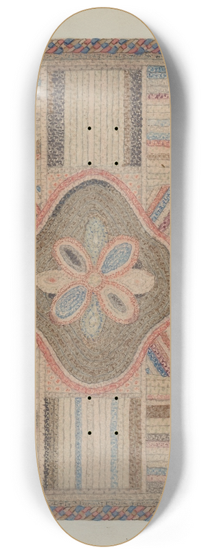 Elbert S. Mowery - Shirred Rug 8.25 inch art skate deck