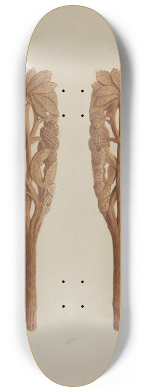 Eldon Allen - Wood Carving 8.25 inch art skate deck