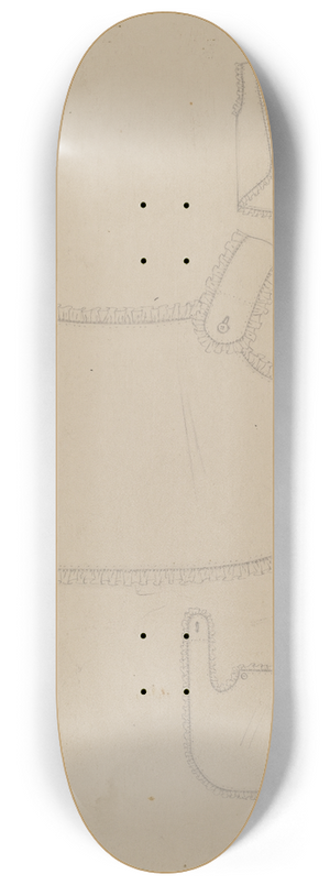 Eleanor Gausser - Babys Bib 8.25 inch art skate deck