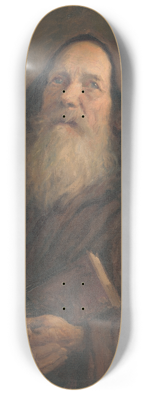 Elemr Halsz-Hradil - Study of a Monk 8.25 inch art skate deck