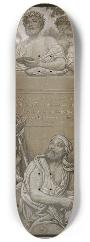 Elihu Vedder - Frontispiece 8.25 inch art skate deck
