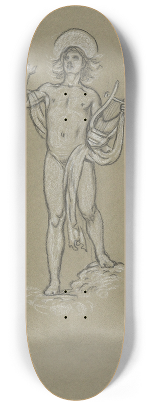 Elihu Vedder - Study forApollo 8.25 inch art skate deck