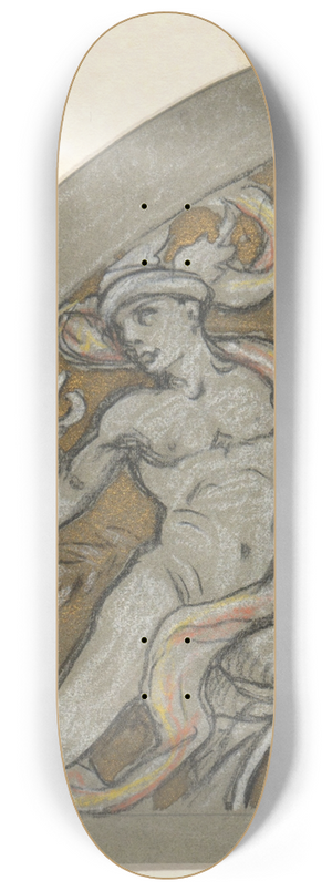 Elihu Vedder - Study forMercury 8.25 inch art skate deck
