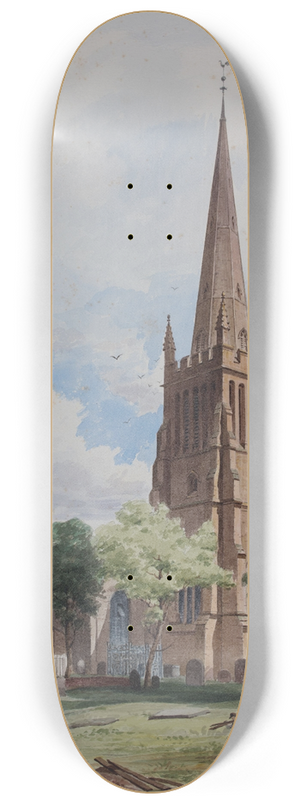 Elijah Walton - Aston Church 8.25 inch art skate deck