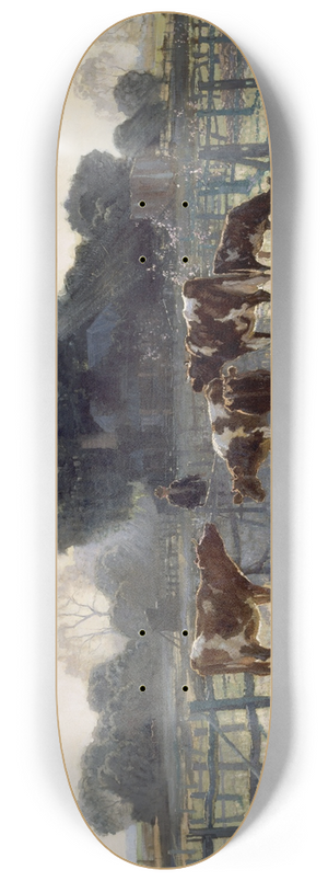 Elioth Gruner - Spring frost 8.25 inch art skate deck