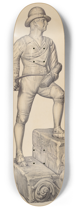 Elisabeth Fulda - Figurehead 8.25 inch art skate deck