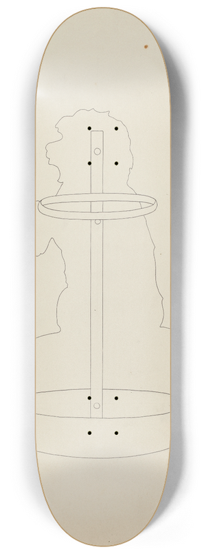 Elisabeth Fulda - Umbrella Stand 8.25 inch art skate deck