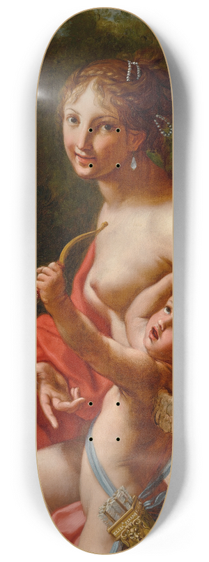 Elisabetta Sirani - Venus And Cupid 8.25 inch art skate deck