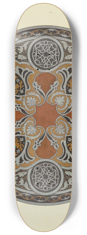 Elizabeth A. Nedwill - Persian Ornament II 8.25 inch art skate deck