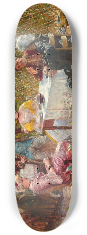 Aleksander Gierymski - In the summer house 8.25 inch art skate deck
