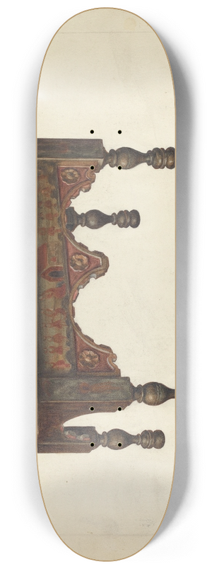 Elizabeth Curtis - Bench 8.25 inch art skate deck