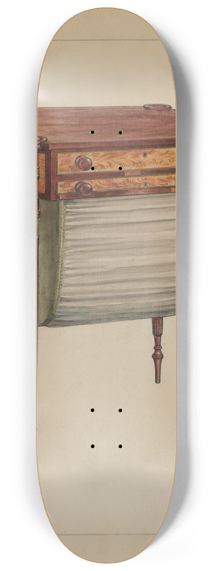 Elizabeth Curtis - Sewing Table 8.25 inch art skate deck