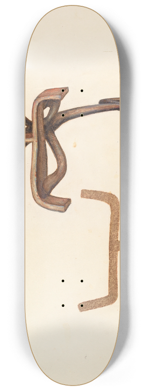 Elizabeth Johnson - Branding Iron 8.25 inch art skate deck