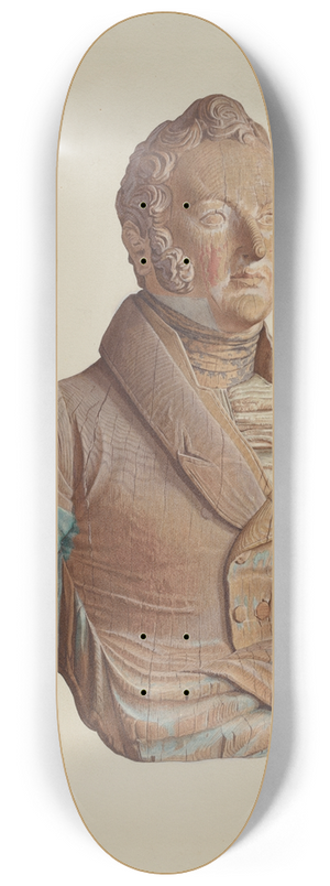Elizabeth Moutal - Figurehead  C. Perry 8.25 inch art skate deck