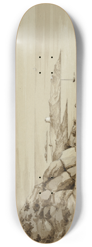 Elizabeth Murray - Dalkey Island 8.25 inch art skate deck