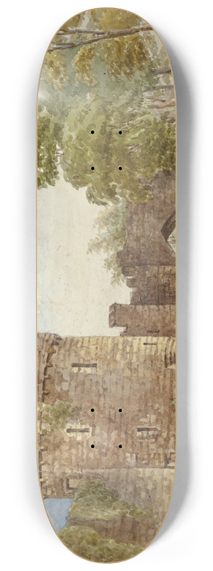 Elizabeth Murray - Gateway, Beaumans Castle 8.25 inch art skate deck