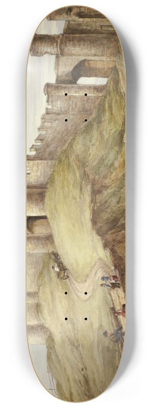Elizabeth Murray - Scarborough Castle 8.25 inch art skate deck