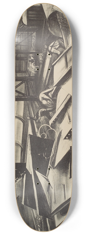 Elizabeth Olds - Scrap iron 8.25 inch art skate deck