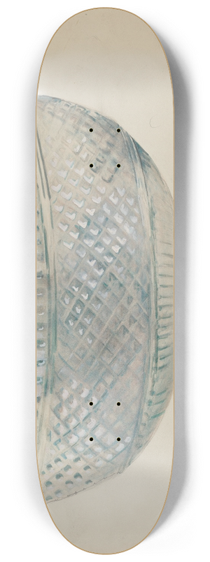 Ella Josephine Sterling - Glass Bowl 8.25 inch art skate deck