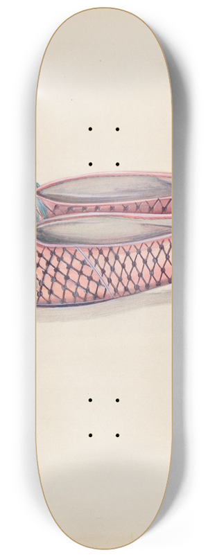 Ella Josephine Sterling - Womans Slipper 8.25 inch art skate deck