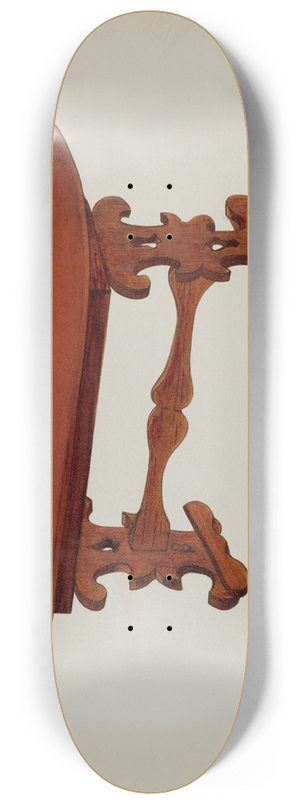 Ellen Duncan - Doll Furniture  Table 8.25 inch art skate deck