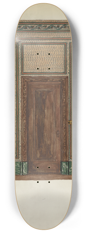 Ellen Duncan - Marble Mosaic Wall 8.25 inch art skate deck