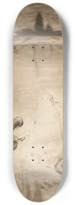 Ellen Trotzig - Mermaids 8.25 inch art skate deck