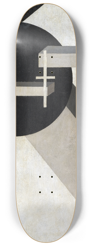 El Lissitzky - Proun 1D 8.25 inch art skate deck