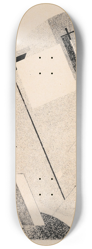 El Lissitzky - Proun 3A 8.25 inch art skate deck