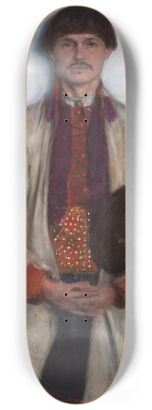 Aleksander Gierymski - Peasant from Bronowice 8.25 inch art skate deck