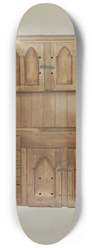 Elmer R. Kottcamp - Sink Bench 8.25 inch art skate deck