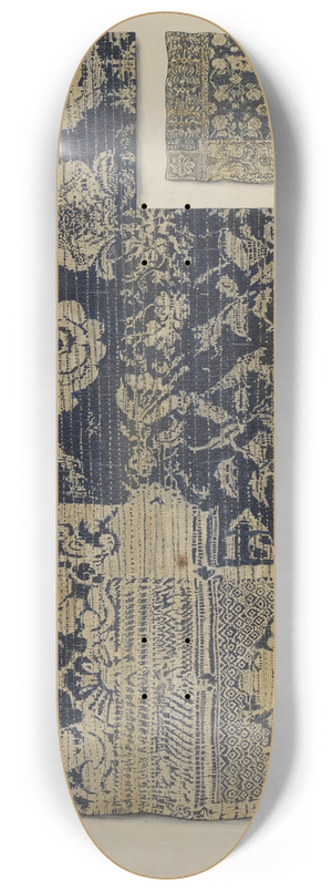 Elmer Weise - Handwoven Tapestry Coverlet 8.25 inch art skate deck