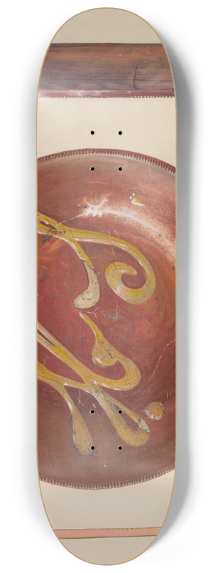 Elmer Weise - Pie Plate 8.25 inch art skate deck