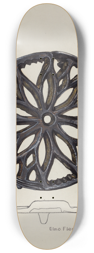 Elmo Fleming - Iron Stand 8.25 inch art skate deck