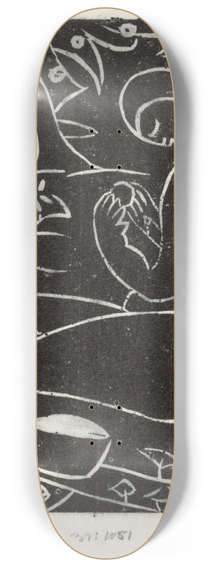 Else Berg - Zittende vrouw 8.25 inch art skate deck