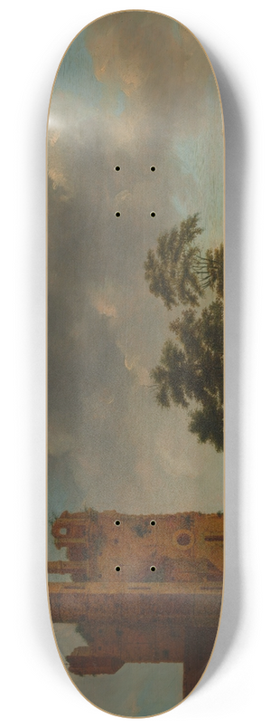 Emanuel Murant - The Old Castle 8.25 inch art skate deck