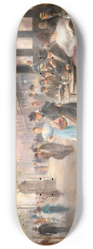 Emil Barbarini - Paris, a Street Caf 8.25 inch art skate deck