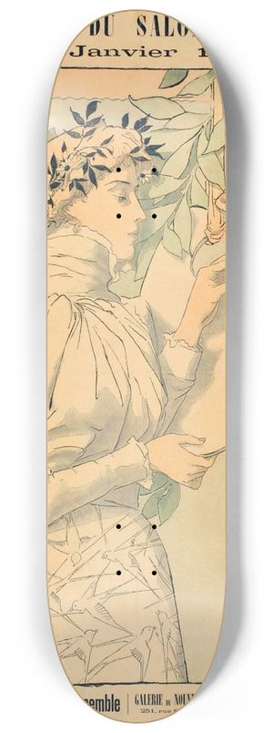 Emil Caus - Salon des Cent 8.25 inch art skate deck