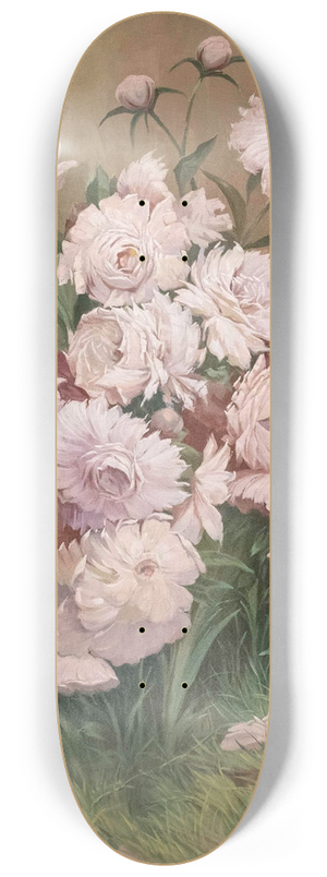 Emil Czech - Blumenstck mit Pfingstrosen 8.25 inch art skate deck