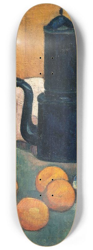 Emile Bernard - The blue coffee pot 8.25 inch art skate deck