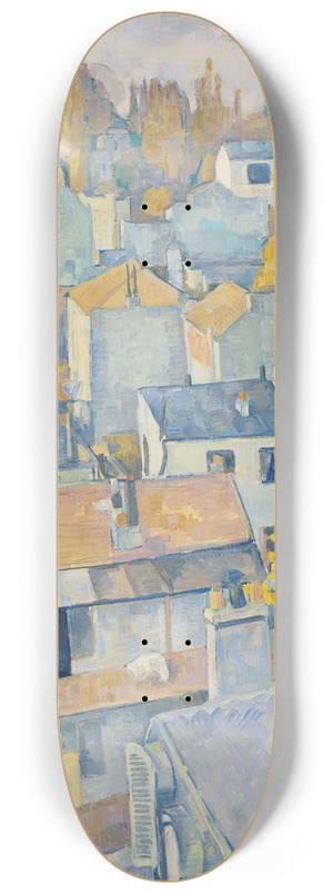 Emile Bernard - Vue des toits 8.25 inch art skate deck