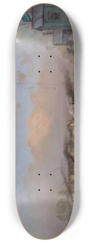 Emile Cagniart - Le quai de Bercy 8.25 inch art skate deck